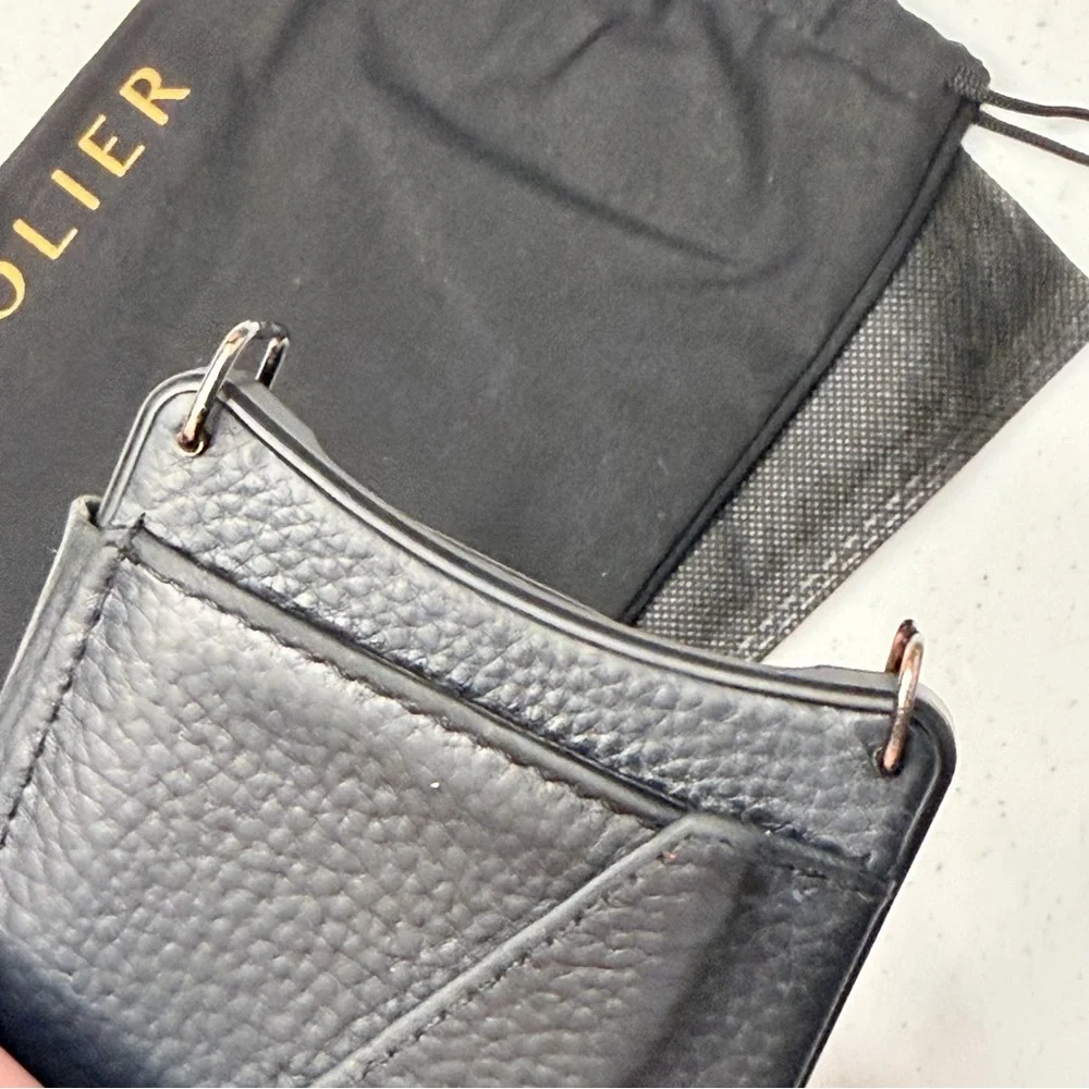 Bandolier Midnight Black Leather iPhone 13 Pro Max Case - Picture 10 of 13